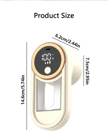 Portable Lint Remover with LED Display