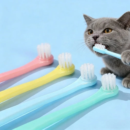 Pet Micro Head Toothbrush for Dogs & Cats