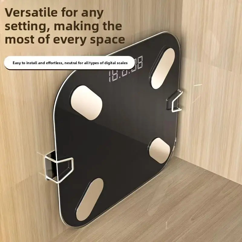 Wall-Mounted Weight Scale Storage Rack