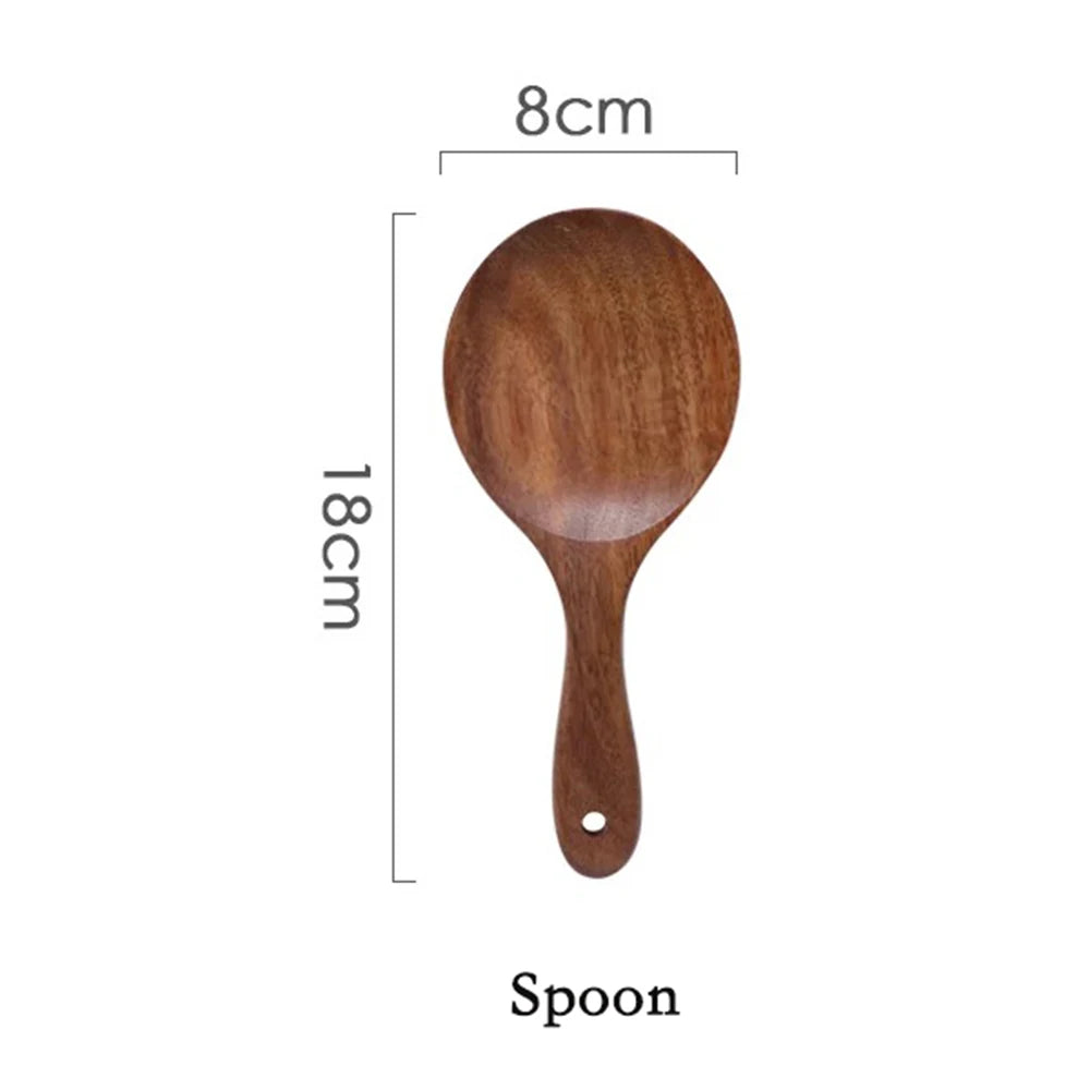 Wooden Kitchen Utensil Set
