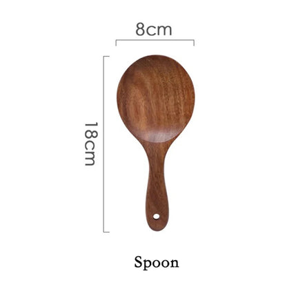 Wooden Kitchen Utensil Set