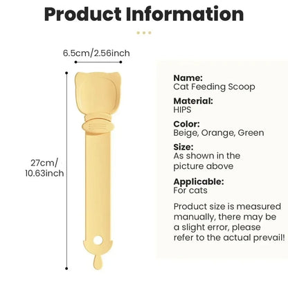 Long Handle Cat Wet Food Squeeze Spoon