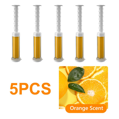 5Pcs/Set Flower Aromatic Toilet Cleaner Gel