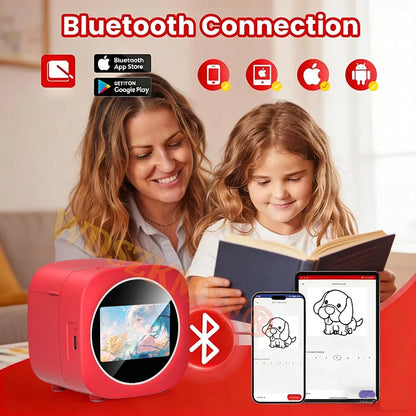 AI Voice Thermal Label Printer with App Control