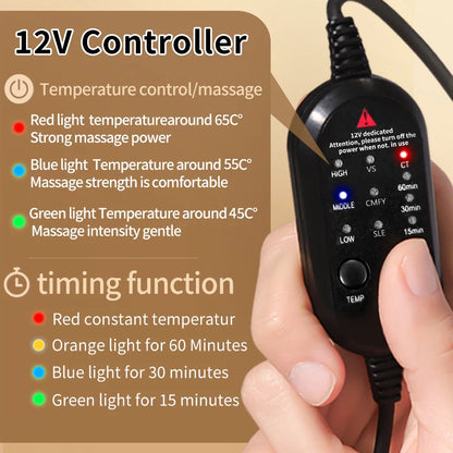 Electric Heated Facial Mask with Red Light Therapy