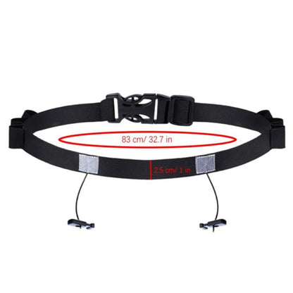 Outdoor Running Belt Marathon Race Number Belt Gym Fitness Accessories Adjustable Elastic Sports Belt