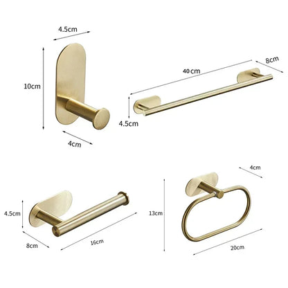 Wall Mount Stainless Steel Towel Bar