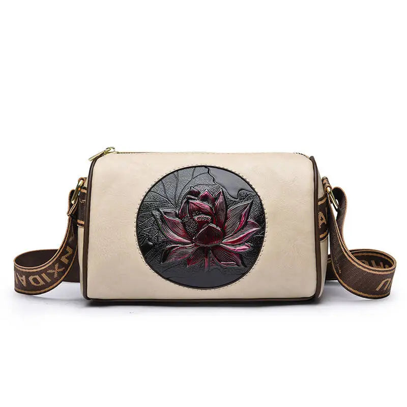 Large Capacity Women’s Leather Tote Handbag