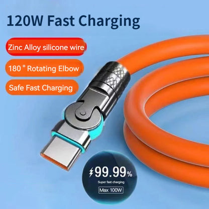 120W USB-C Silicone Cable