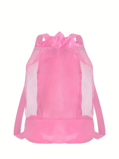 Large Capacity Mesh Beach Storage Backpack