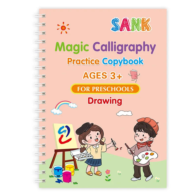 Kids Reusable Magic Practice Copybook with Disappearing Pen