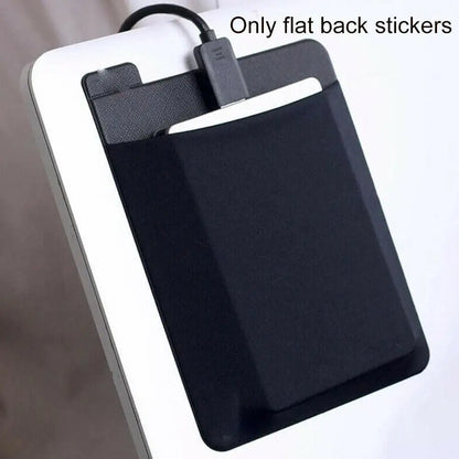 Adhesive Laptop Back Storage Pocket