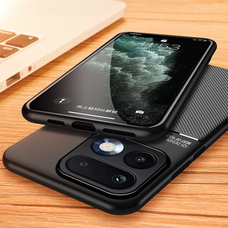 Magnetic PU Leather Shockproof Phone Case