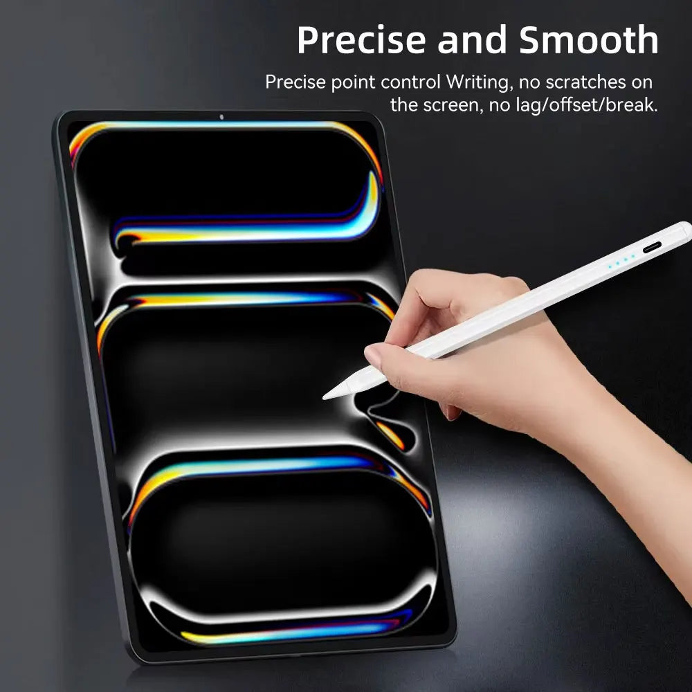 Rechargeable iPad Stylus Pen with Magnetic Attachment