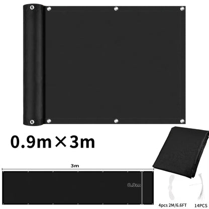 Waterproof Balcony Privacy Screen Cover