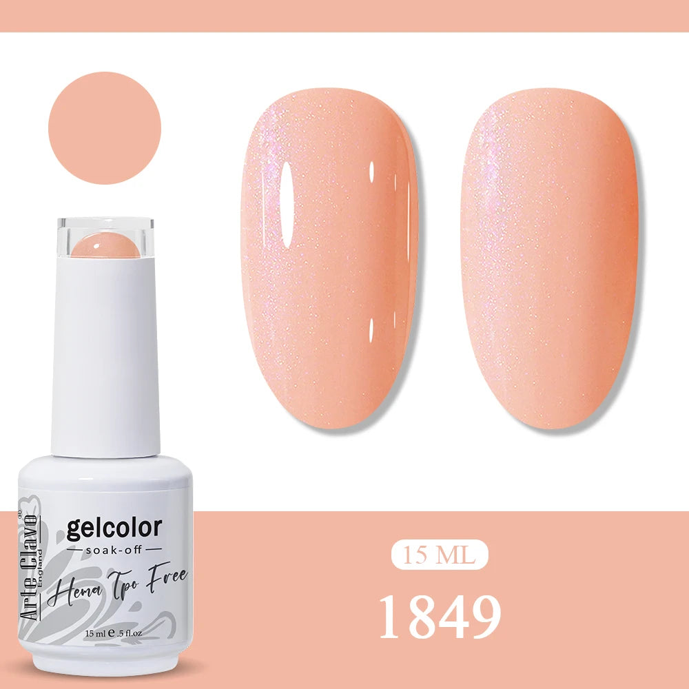 Arte Clavo Orange Gel Nail Polish