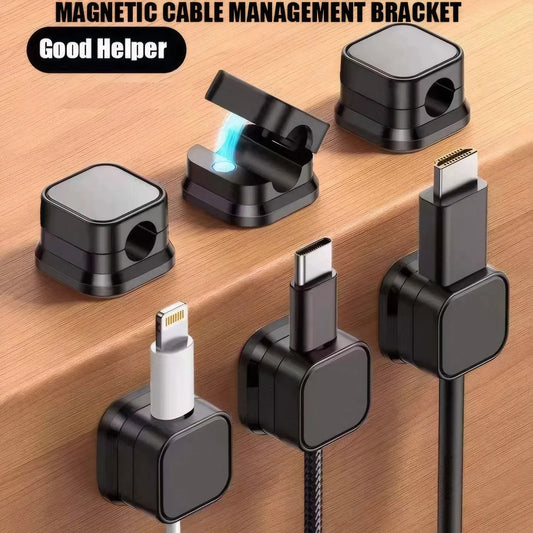 Magnetic Cable Holder Self-Adhesive Cord Clips