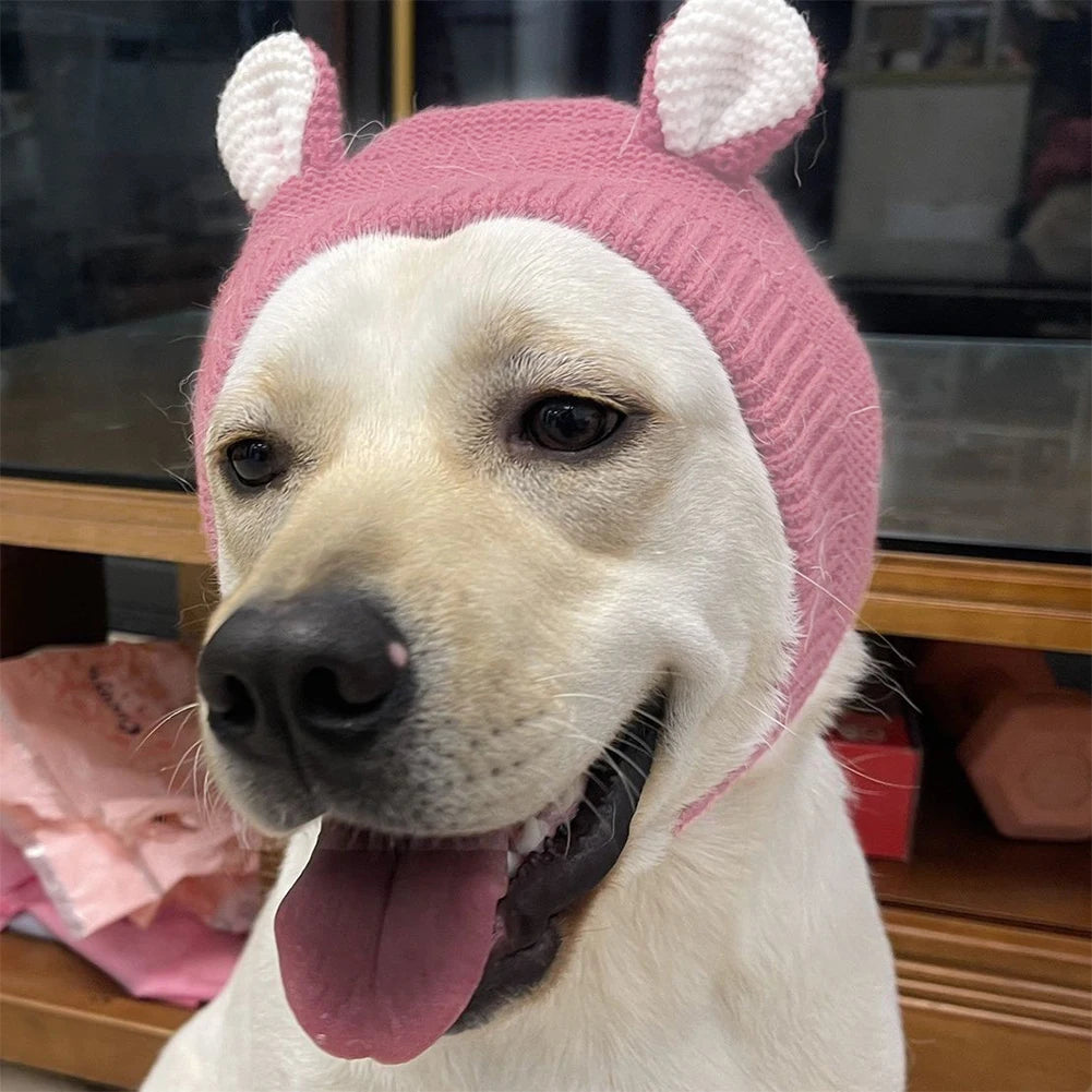 Winter Warm Dog Hat with Ear Covers