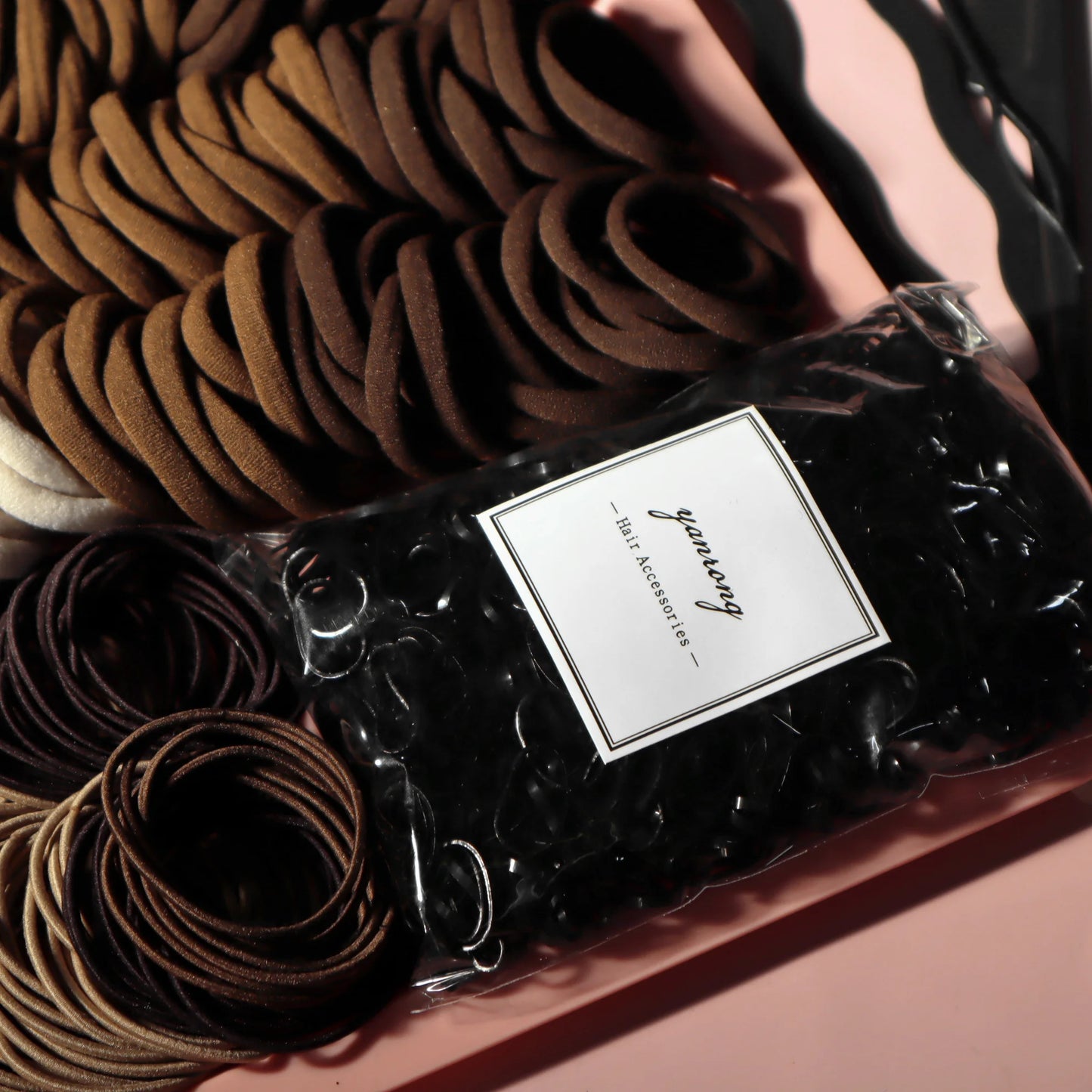 Brown Hair Accessories Set