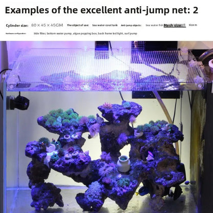 Aquarium Anti-Jump Mesh Lid