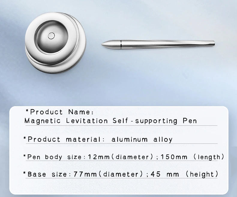 Magnetic Levitating Self-Standing Ballpoint Pen