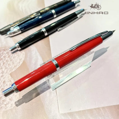 Retractable Fountain Pen with Converter