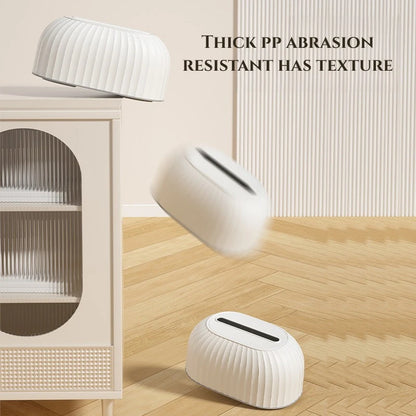Scandinavian Tissue Box with Storage Drawer