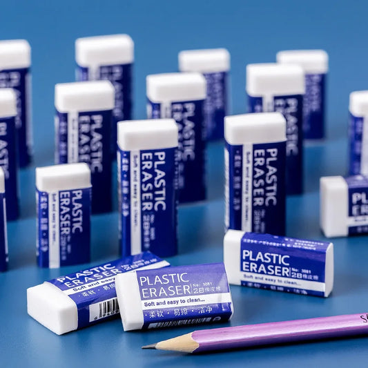 White Exam Eraser for Clean Pencil Corrections