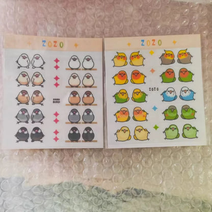 Cute Parrot Index Sticky Tabs