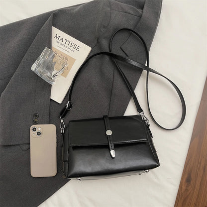 Vintage Flap Crossbody Satchel Bag