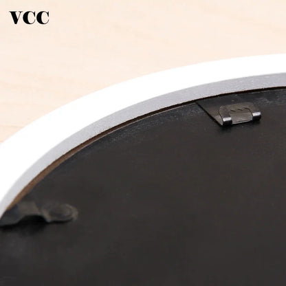 Round Wooden Wall Hanging Photo Frame