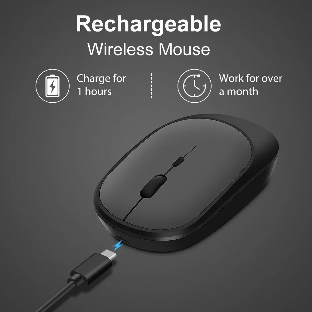 Rechargeable Wireless Bluetooth Mouse