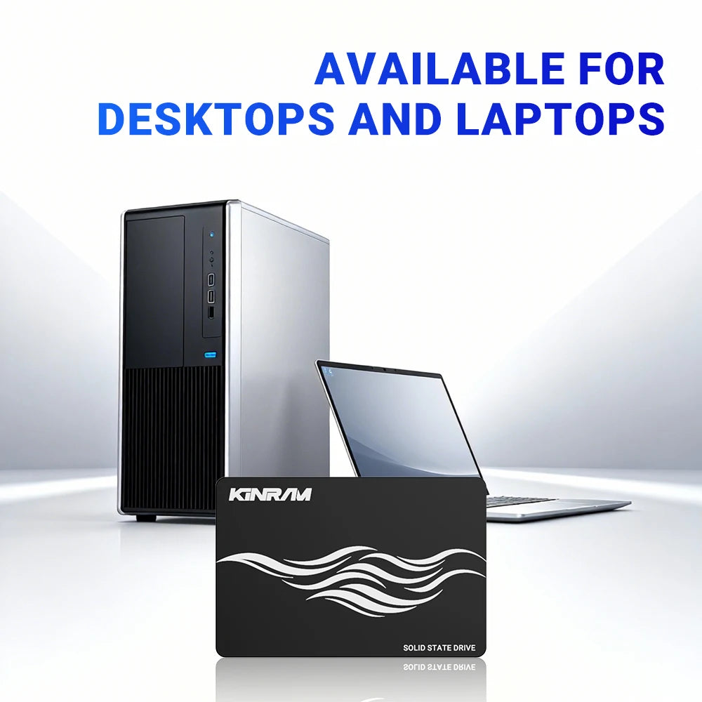 KinRam SATA III SSD for Desktop & Laptop – High-Speed Internal Storage Upgrade
