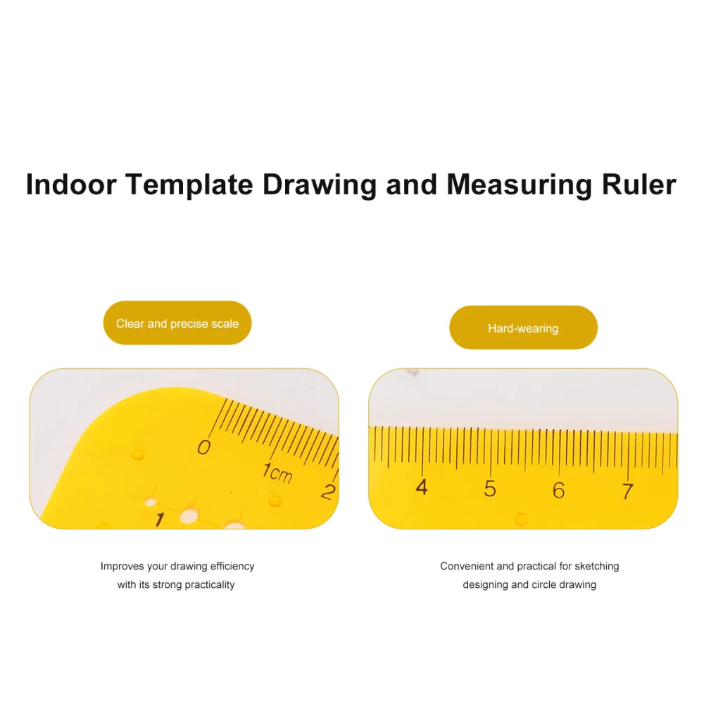 Circle Template Drawing Ruler