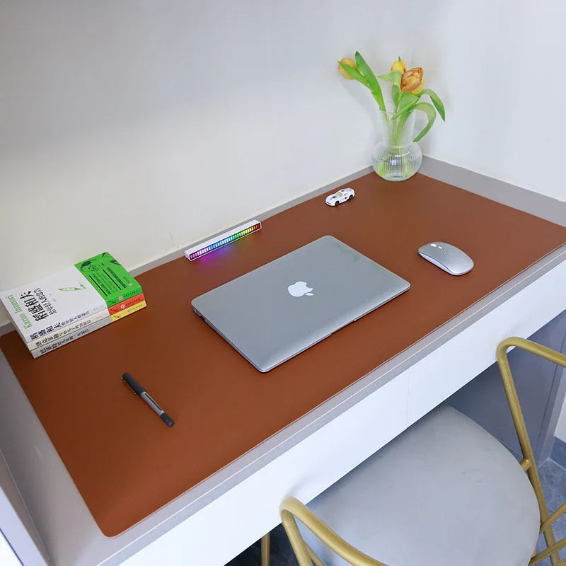 Large Waterproof Leather Desk Pad