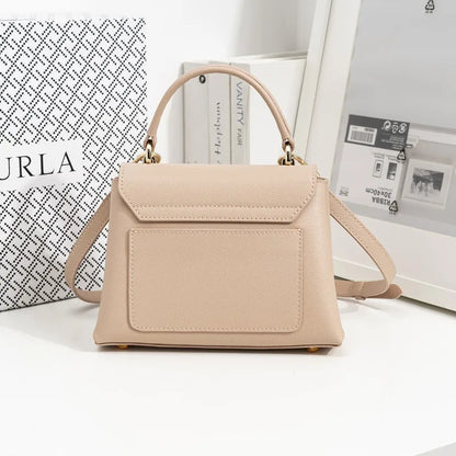 Mini Genuine Leather Satchel Crossbody Bag