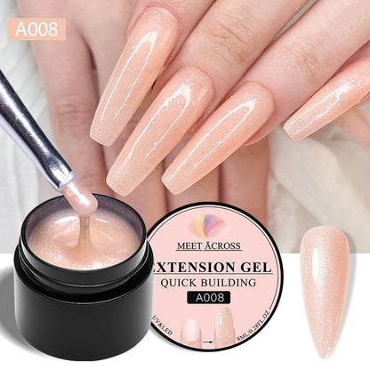 MEET ACROSS 8ML Aurora Extension Gel Polish