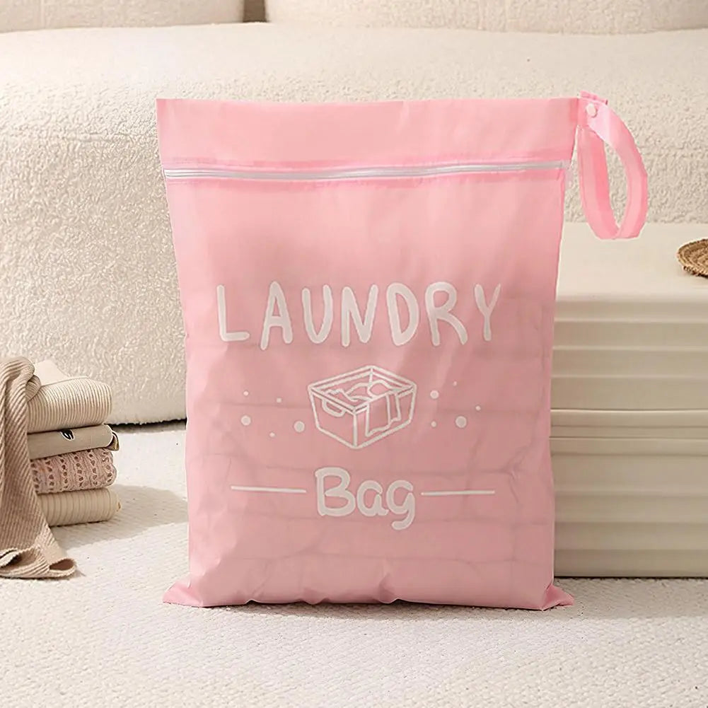 Waterproof Travel Laundry Bag with Hanging Strap