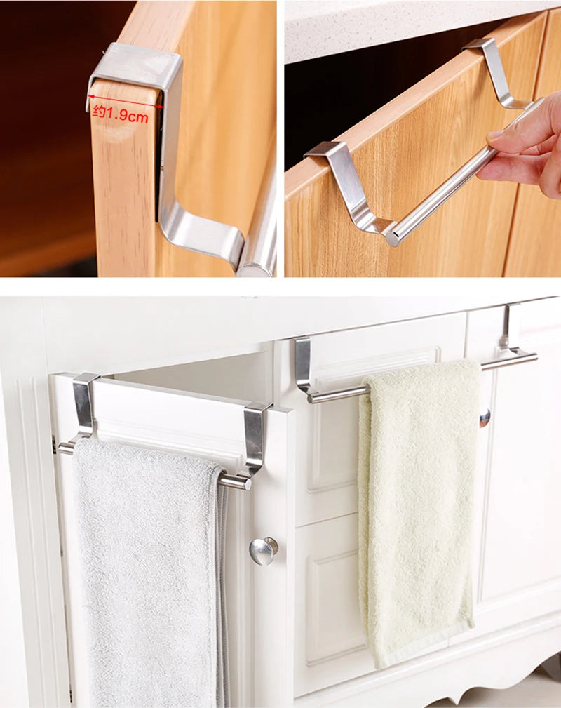 Cabinet Door Towel Bar
