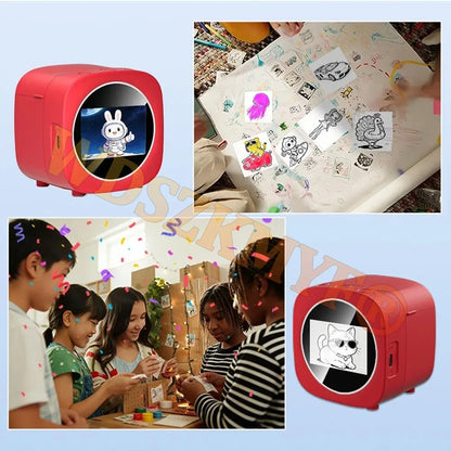 AI Voice Thermal Label Printer with App Control