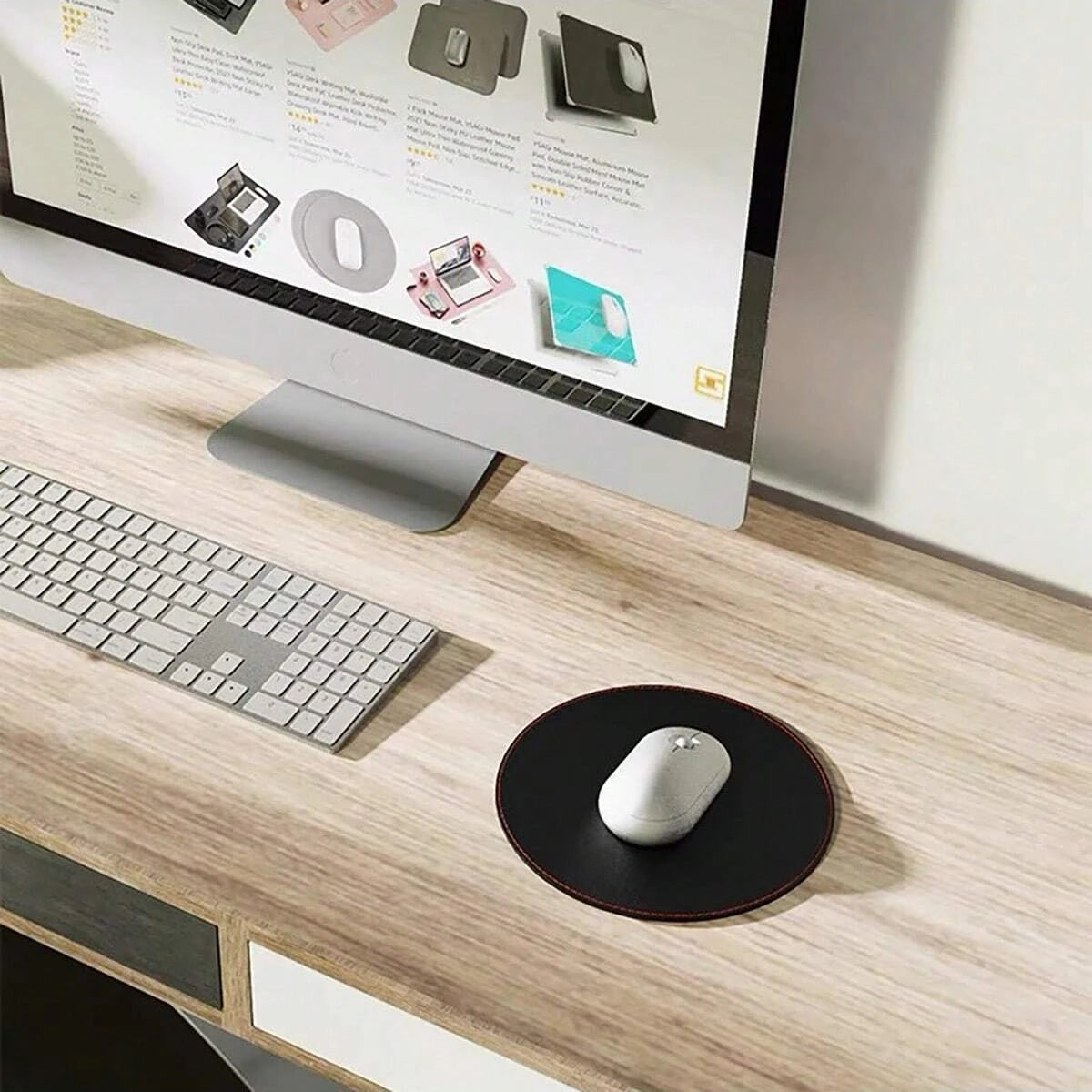 Leather Mouse Pad Minimalist Desk Mat