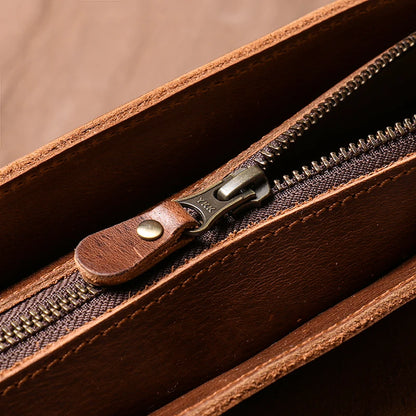 Genuine High Grade Retro Leather Briefcase