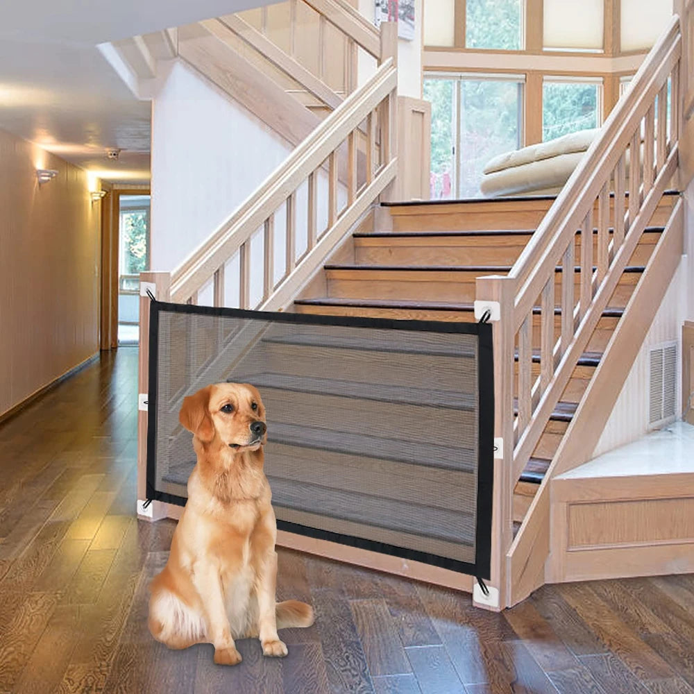 Portable Nylon Mesh Pet Safety Gate