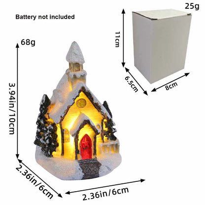 LED Christmas Village House Ornament