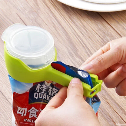 Pour Spout Food Storage Bag Clips