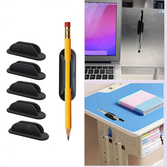 Adhesive Desk Pen Holder Clip
