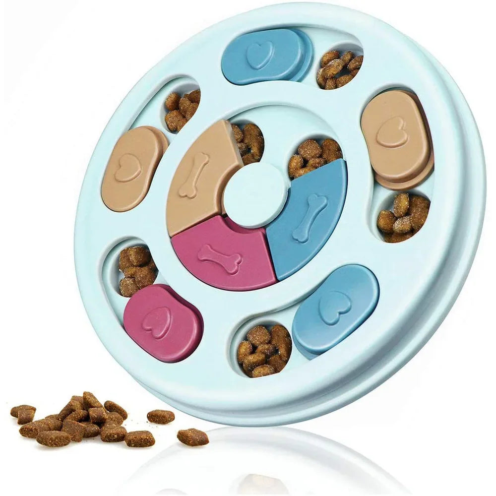 IQ Training Treat Dispenser & Slow Feeding Puzzle for Dogs and Cats