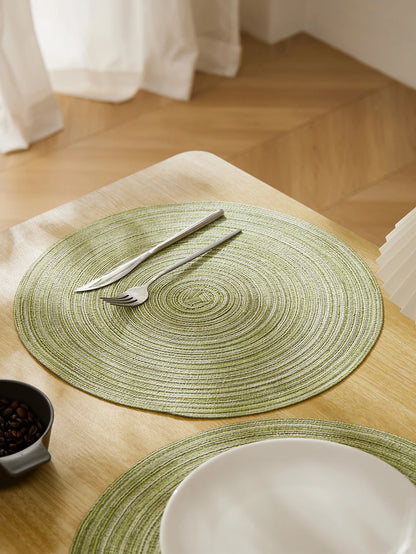 Round Woven Braided Placemats