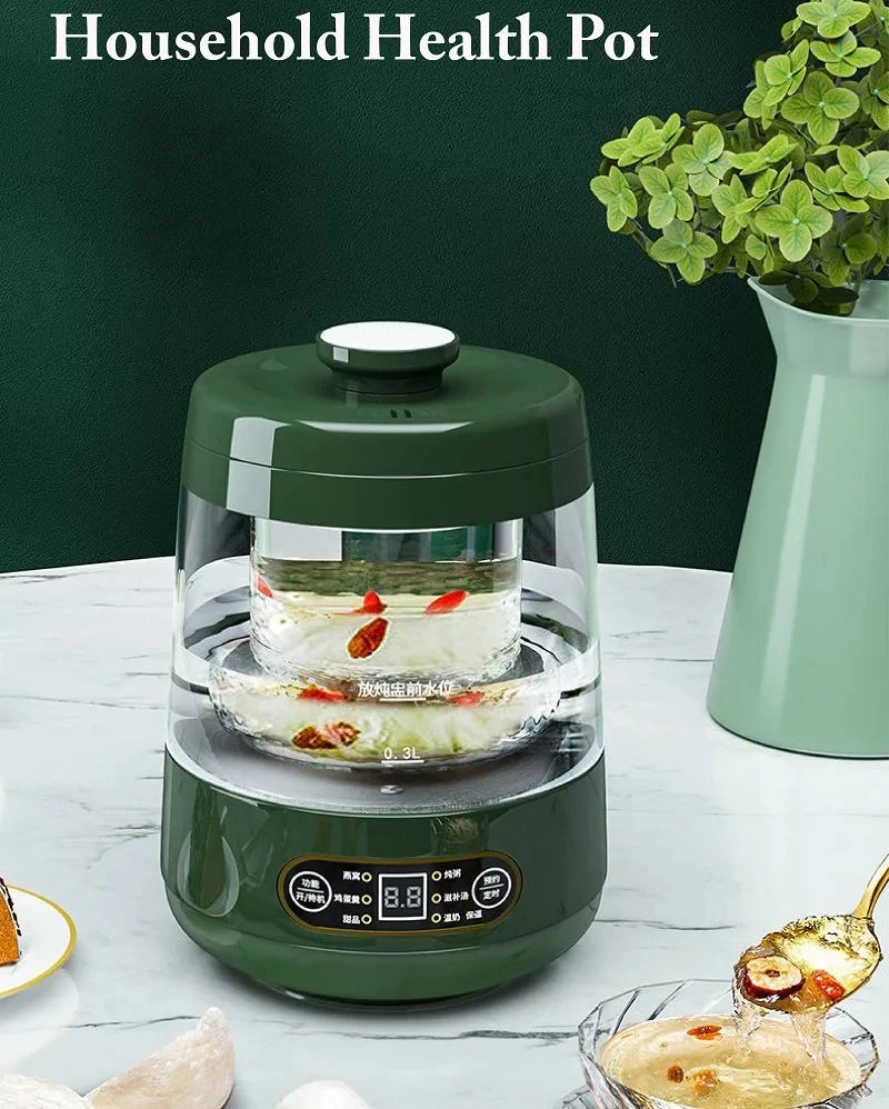Portable Glass Stew Pot