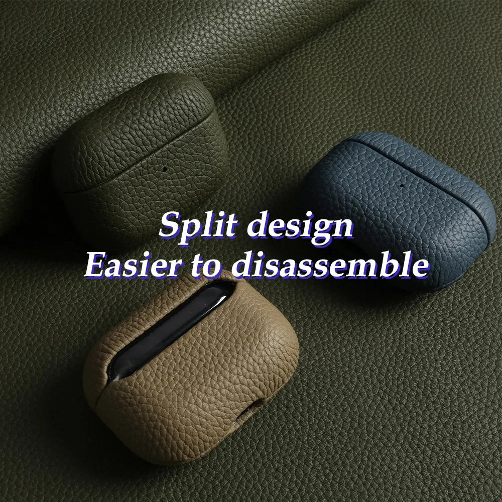 Genuine Leather AirPods Case